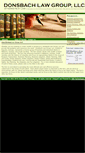 Mobile Screenshot of donsbachlaw.com